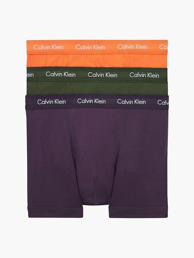 Calvin Klein Underwear HU896713 | Calvin Klein Cotton Stretch Férfi Alsónadrág Narancssárga / Olivaz